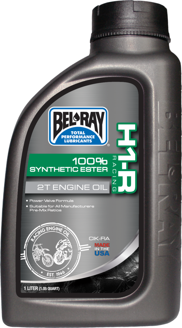 Bel-Ray H1-R 100% Synthetic 2T Engine Oil 1Liter